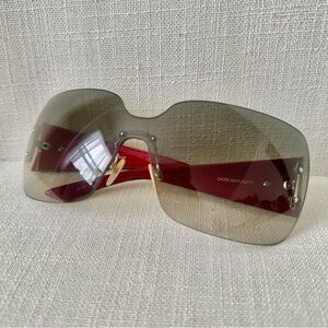 Dior Lady Cannage Oversized Y2K Paris Hilton Tortoise Sunglasses
